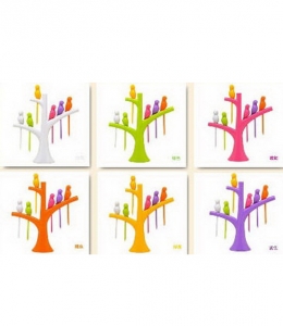 Fruit Forks (Birds on a tree)